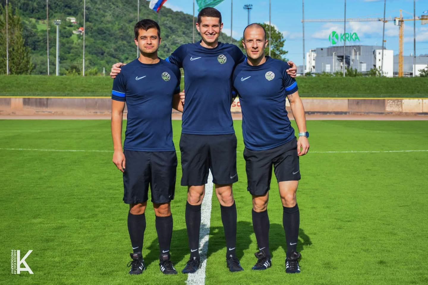 Sodniki MDNS Maribor na nogometni tekmi